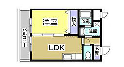 ソルトシティ浜松 1LDKの間取図画像