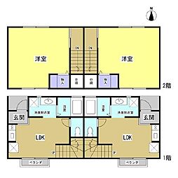 ホワイトテラス 1DKの間取図画像
