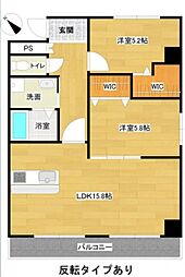M'sドリーム10 2LDKの間取図画像