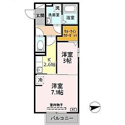 FarmOne 2Kの間取図画像