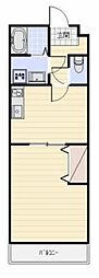 スプランドゥール 1DKの間取図画像
