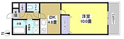 be-full2 1DKの間取図画像