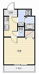 MIMOSA 1Kの間取図画像