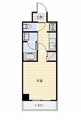is常盤 1Kの間取図画像