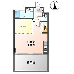 レグルス 1LDKの間取図画像
