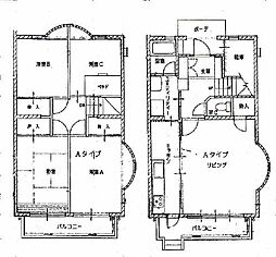 コーポ上島台 3LDKの間取図画像