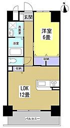 WHITEAPARTMENT 1LDKの間取図画像