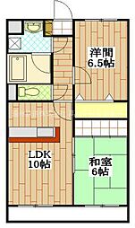 エル・ドラード2 2LDKの間取図画像