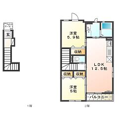 物件の間取り
