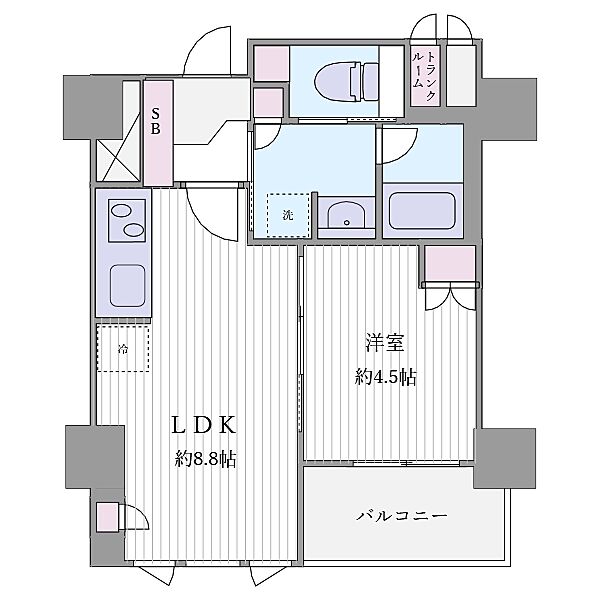 間取りを拡大表示