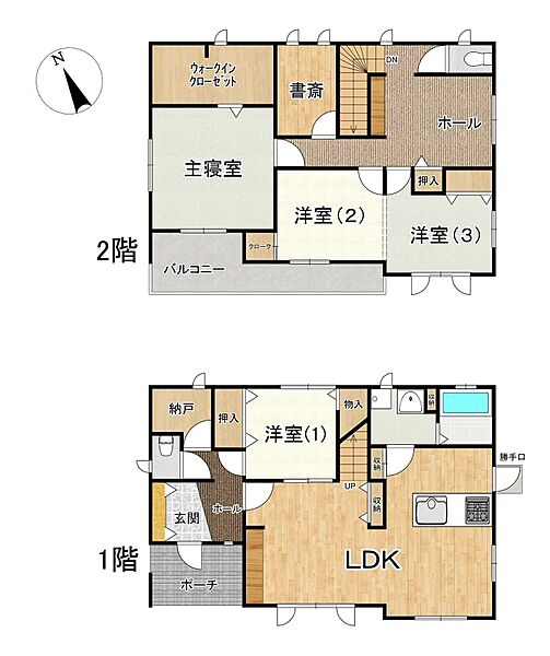 間取りを拡大表示