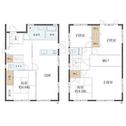 JR山陽本線 向洋駅 徒歩22分 4LDKの間取り