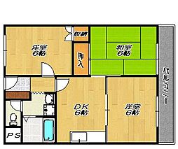 JR片町線(学研都市線) 四条畷駅 徒歩10分 3階/-
