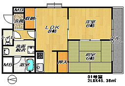 JR片町線(学研都市線) 鴻池新田駅 徒歩15分 2階/-