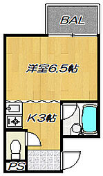 プチ・ブルージュ 1DKの間取図画像