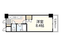 サンシャレオ城北 1Kの間取図画像