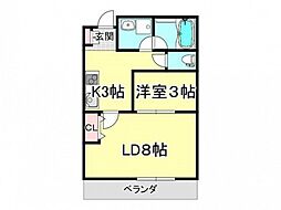 間取図画像 1LDK