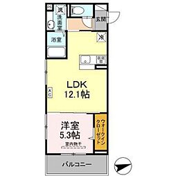 間取図画像 1LDK