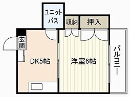 間取図画像 1DK