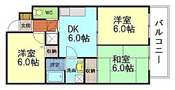 間取図画像 3DK
