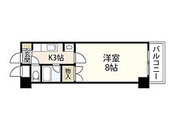 エスポア・コーポ3 1Kの間取図画像