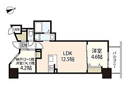 S-RESIDENCE富士見町aglitter 2LDKの間取図画像