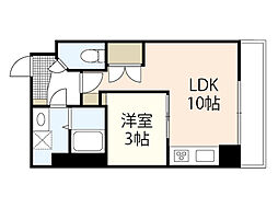 鶴見橋Grande 1LDKの間取図画像