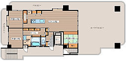 オーリエンス東雲弐番館 2LDKの間取図画像