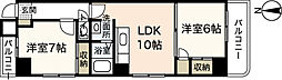 サニーコート城北通り 2LDKの間取図画像