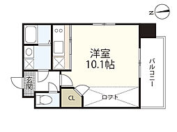 GRANXIA井口 ワンルームの間取図画像