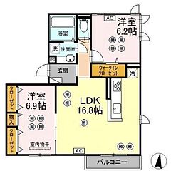 物件の間取り