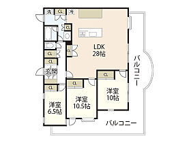 Marionette XIV（旧アーバンライフタカタ）  ｜ 広島県広島市中区十日市町2丁目（賃貸マンション3LDK・11階・122.65㎡） その2