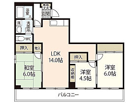 ホワイトハイツ  ｜ 広島県広島市中区東白島町（賃貸マンション3LDK・3階・79.55㎡） その2