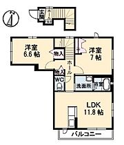 ヴィラみどり坂  ｜ 広島県広島市安芸区瀬野西3丁目（賃貸アパート2LDK・2階・61.93㎡） その2