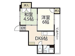 間取図画像 2DK