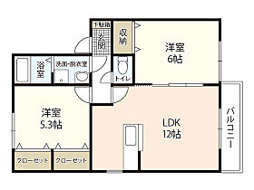 メープルコートII  ｜ 広島県広島市安芸区中野東1丁目（賃貸アパート2LDK・2階・49.61㎡） その2