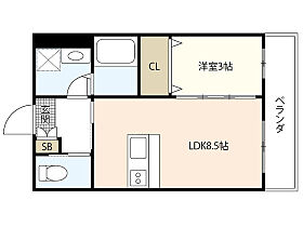 広島県広島市西区庚午北2丁目（賃貸マンション1LDK・2階・28.50㎡） その2