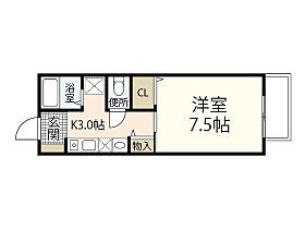 セレスト瀬の川  ｜ 広島県広島市安芸区中野6丁目（賃貸アパート1K・2階・25.68㎡） その2