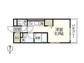 広島県広島市南区西霞町（賃貸アパート1R・2階・24.65㎡） その2