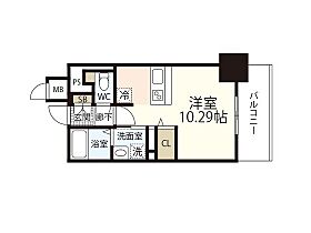 エネピア大手町 1104 ｜ 広島県広島市中区大手町4丁目（賃貸マンション1R・11階・28.45㎡） その2