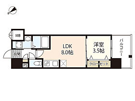 S-RESIDENCE空港通りawesome  ｜ 広島県広島市西区西観音町（賃貸マンション1LDK・13階・29.76㎡） その2