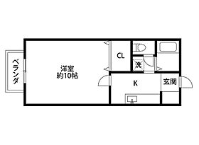 グランディール96 201 ｜ 新潟県新潟市中央区紫竹１丁目9-12（賃貸アパート1K・2階・30.27㎡） その2