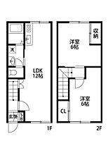 スカイタウンC棟 2 ｜ 新潟県新潟市西区上新栄町３丁目9-3（賃貸アパート2LDK・2階・59.62㎡） その2