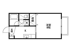 カサブランカ 102 ｜ 新潟県新潟市中央区白山浦１丁目369-1（賃貸アパート1K・1階・26.40㎡） その2