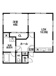 間取図画像 1LDK