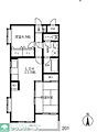 グリーンエイトみさと第一2階6.8万円
