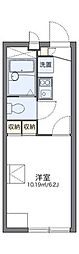 レオパレスバリオヴェルデ 1階1Kの間取り