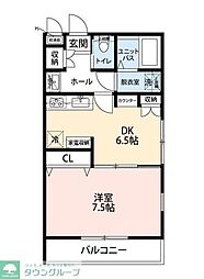 間取図画像 1DK