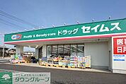 ドラッグセイムス 徒歩10分。ドラックストア 740m