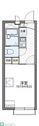 レオパレスエメラルドグリーン 1Kの間取図画像